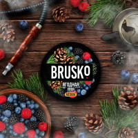 Бестабачная смесь BRUSKO Medium - Ягодная Хвоя 50 гр